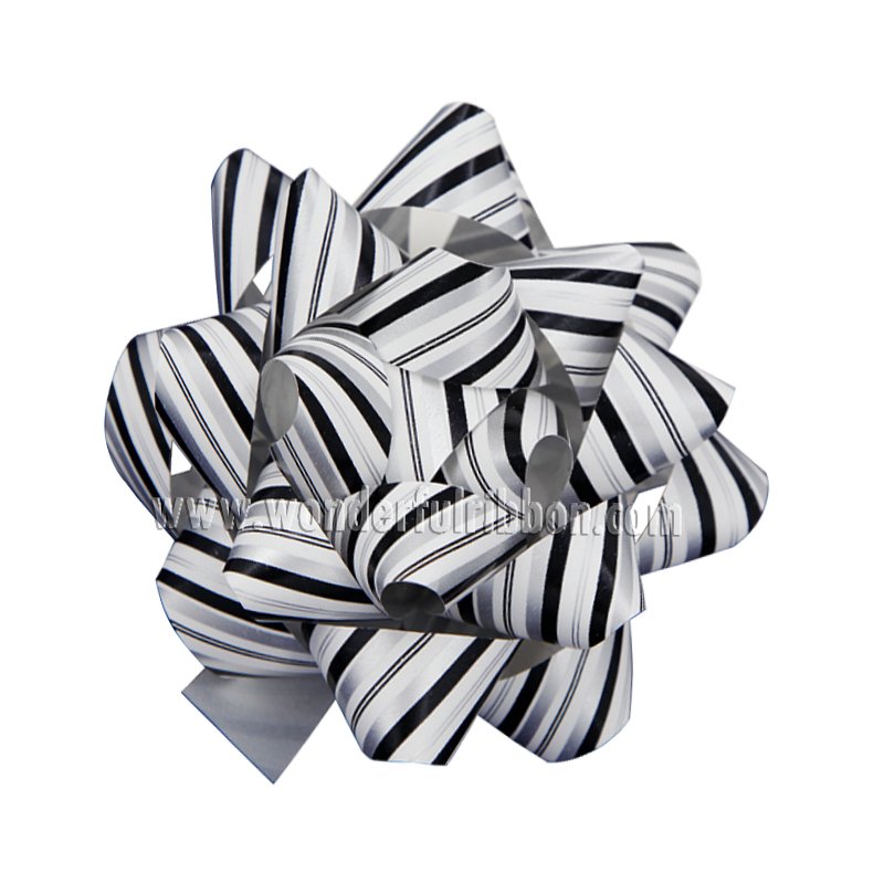 Supplies Customized Christmas Decoration Large Ribbon Bows Star Gift Wrapping Bow Pre Made Self Adhesive Grosgrain Ribbon Bow
