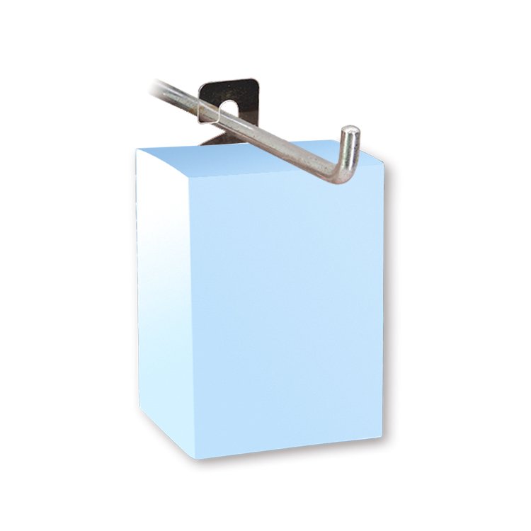 Sturdy Transparent Adhesive Plastic J Hook Style Hang Tabs