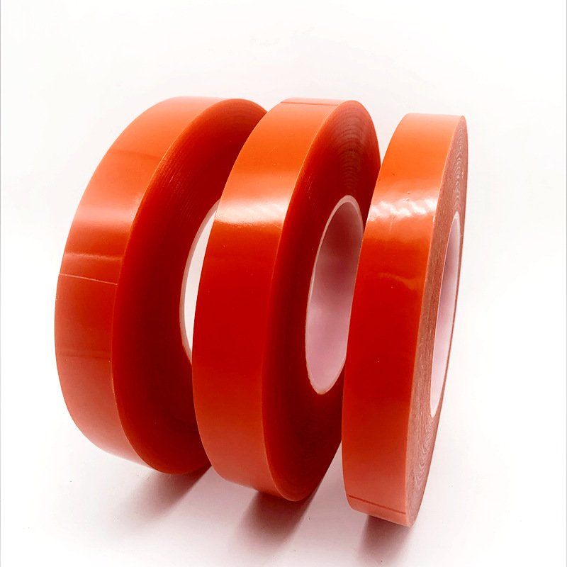 Heavy Duty Super Clear Adhesive Double Sided PET Tape High Bond Solvent Sided Thin Strong Super Anti Scratch Heat Resistance