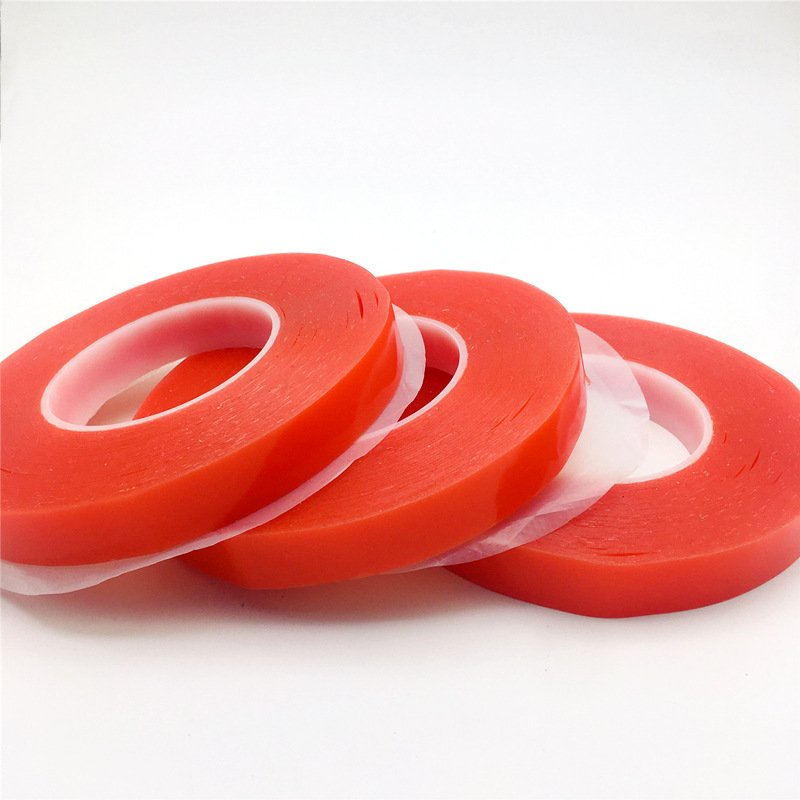 Heavy Duty Super Clear Adhesive Double Sided PET Tape High Bond Solvent Sided Thin Strong Super Anti Scratch Heat Resistance