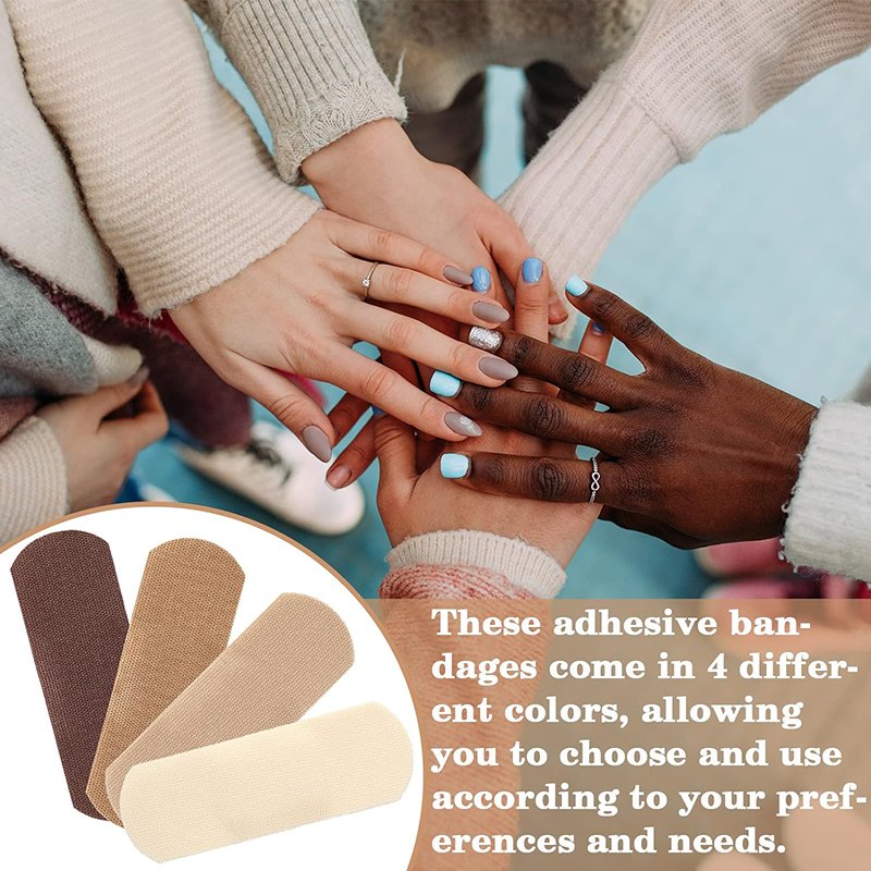 Flexible Fabric Adhesive Bandages Breathable Elastic Band aid Knuckle Assorted Bulk Fingertip Wound Plaster