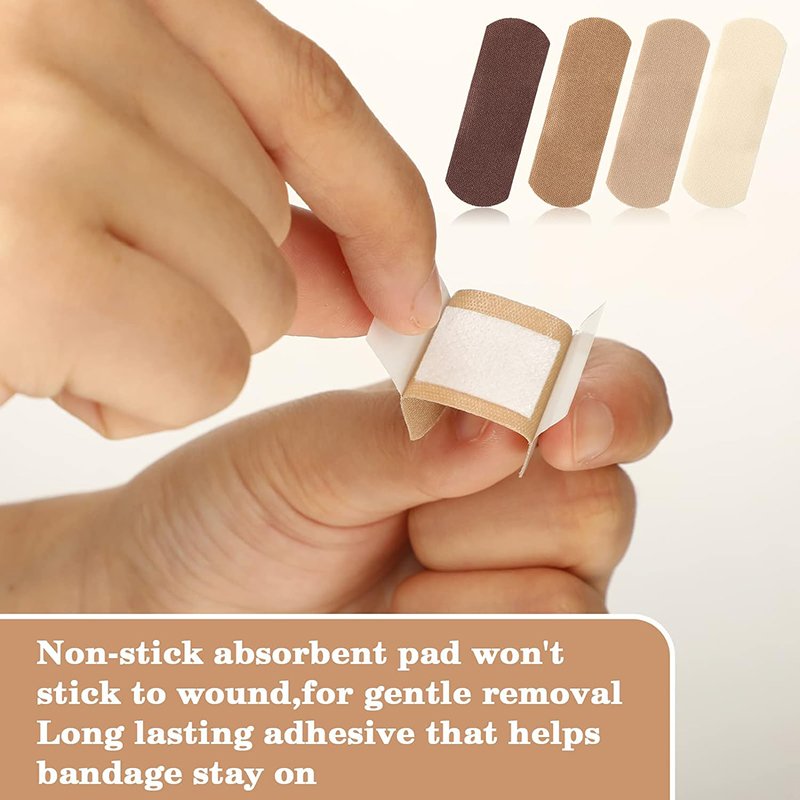 Flexible Fabric Adhesive Bandages Breathable Elastic Band aid Knuckle Assorted Bulk Fingertip Wound Plaster