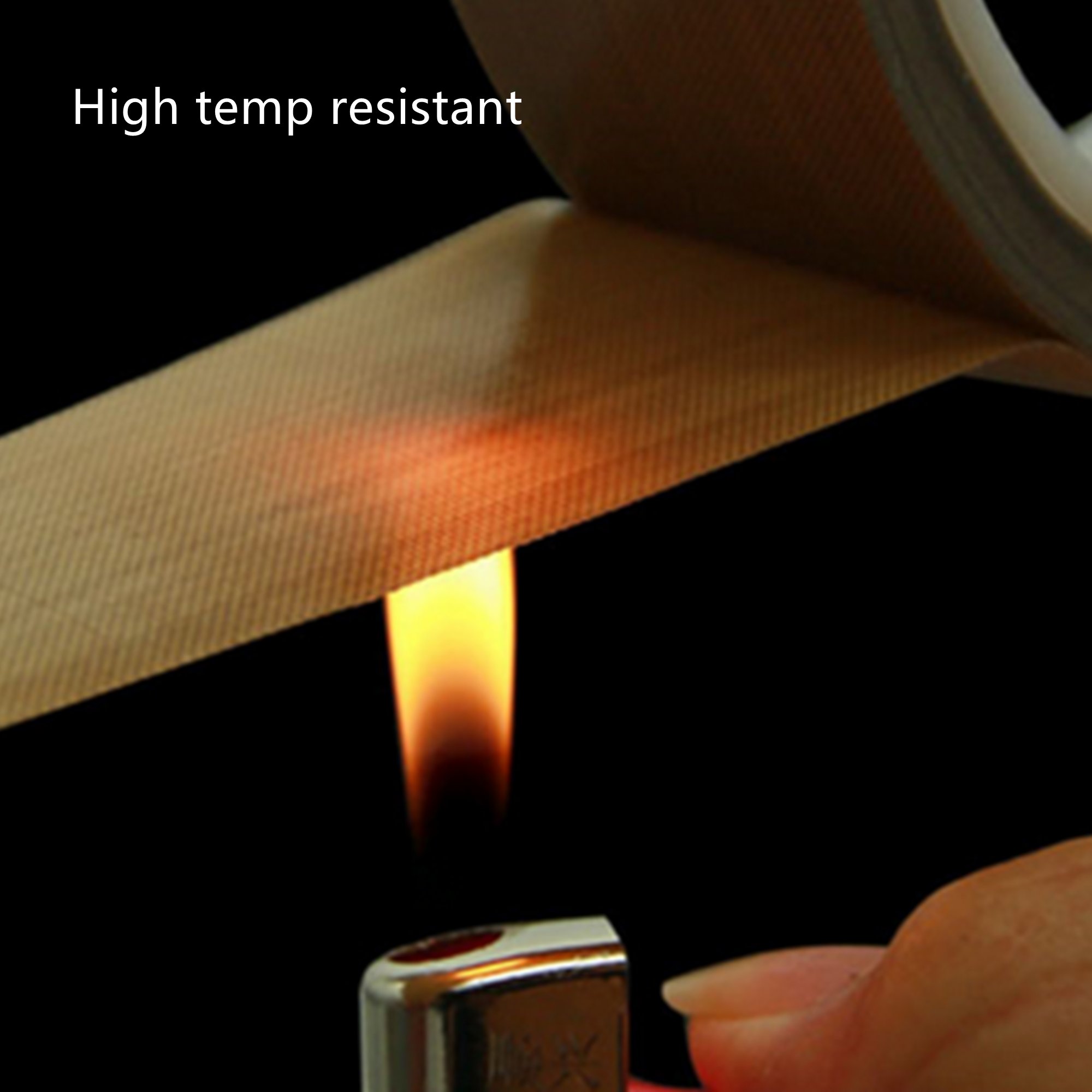 Manufacturer Wholesale Price Heat Insulation High Temperature Adhesive 12 Metre 3/4 12Mm 15Mm 19Mm 3Cm Fabric Ptfe Tape