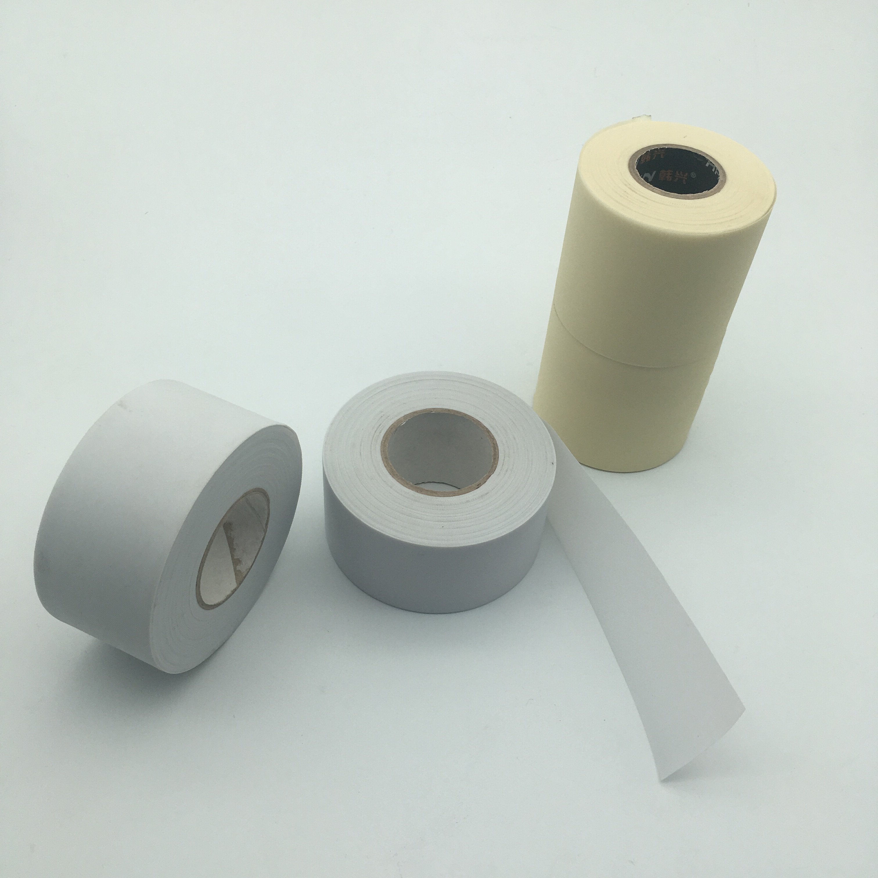 white color PVC non adhesive air conditioner pipe wrapping duct tape