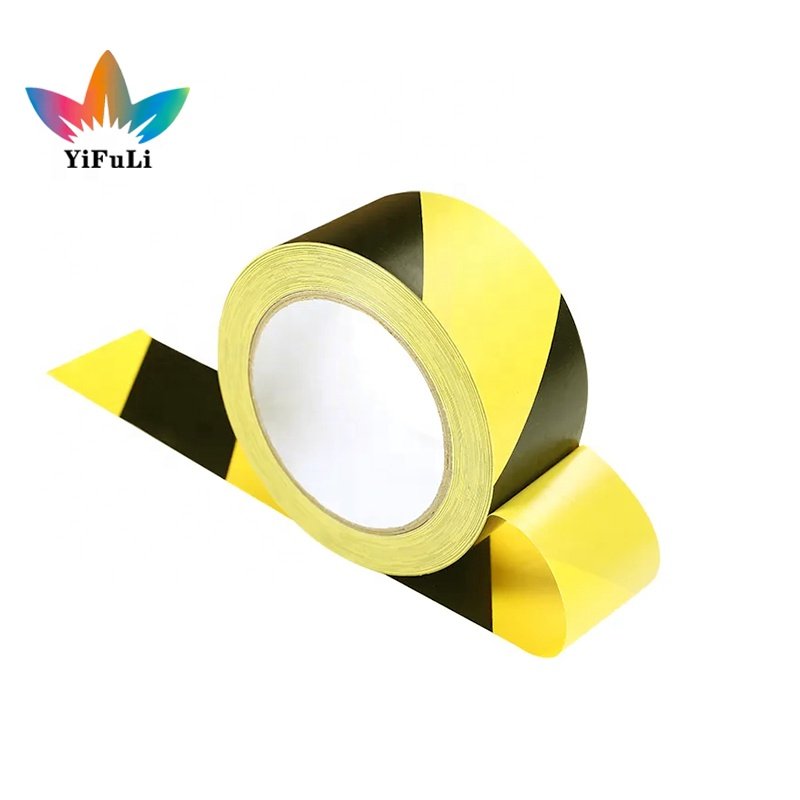 Custom Mark Warning PVC Hazard Tape For Social Distance Floor Marking Tape