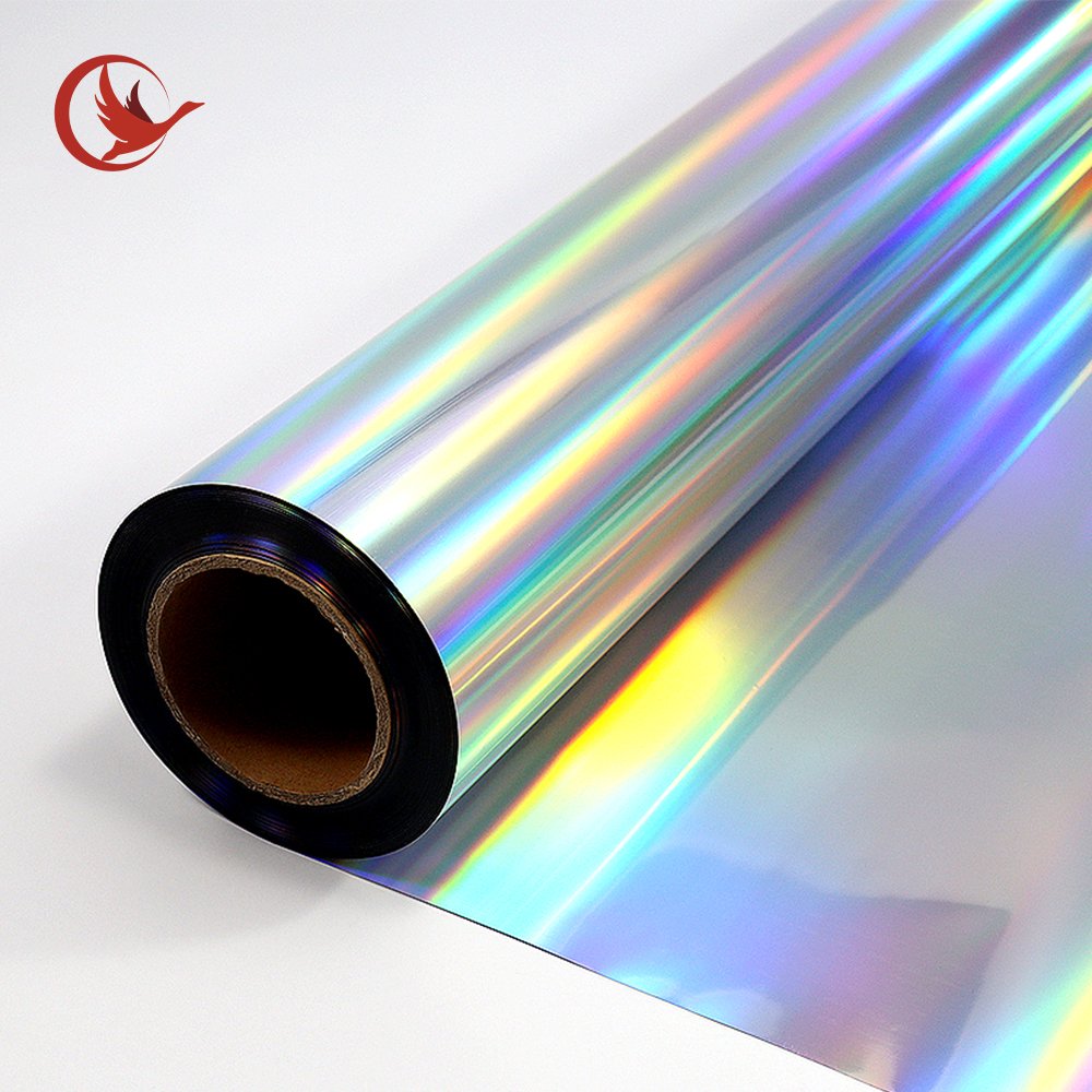 Printable Self Adhesive Laser Printing Holographic Film Sticker Paper Roll Printable laser film