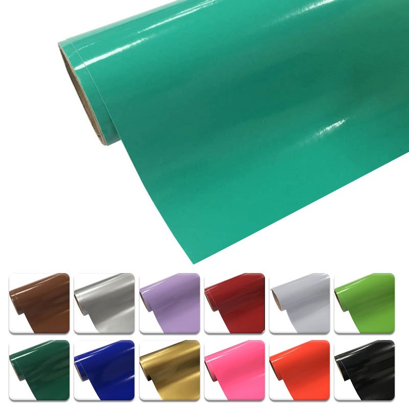 Shunaimei Advertising Color Cutting Vinyl Glossy Matte Colorful Sticker Roll Self Adhesive Vinyl For cutting