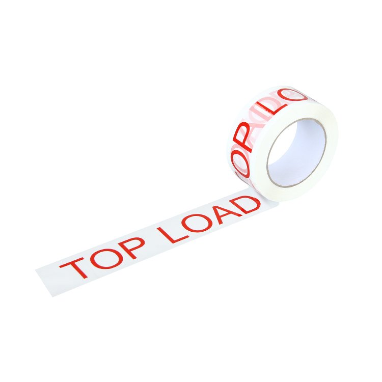 Custom Logo Packaging Tape White Adhesive Paper Thickness and Width Options