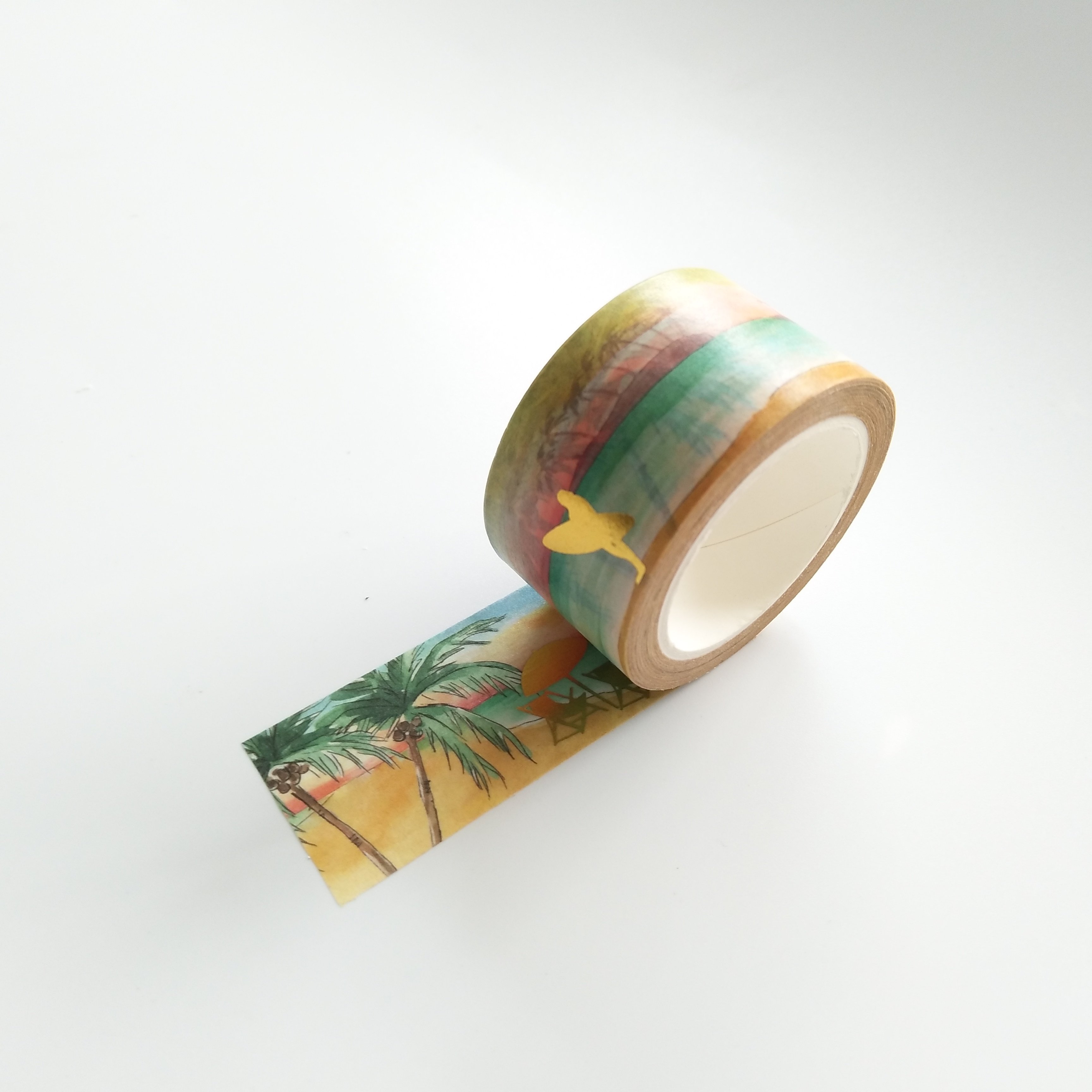 Custom printed washi tapes adhesive washi tape set for gift wrapping