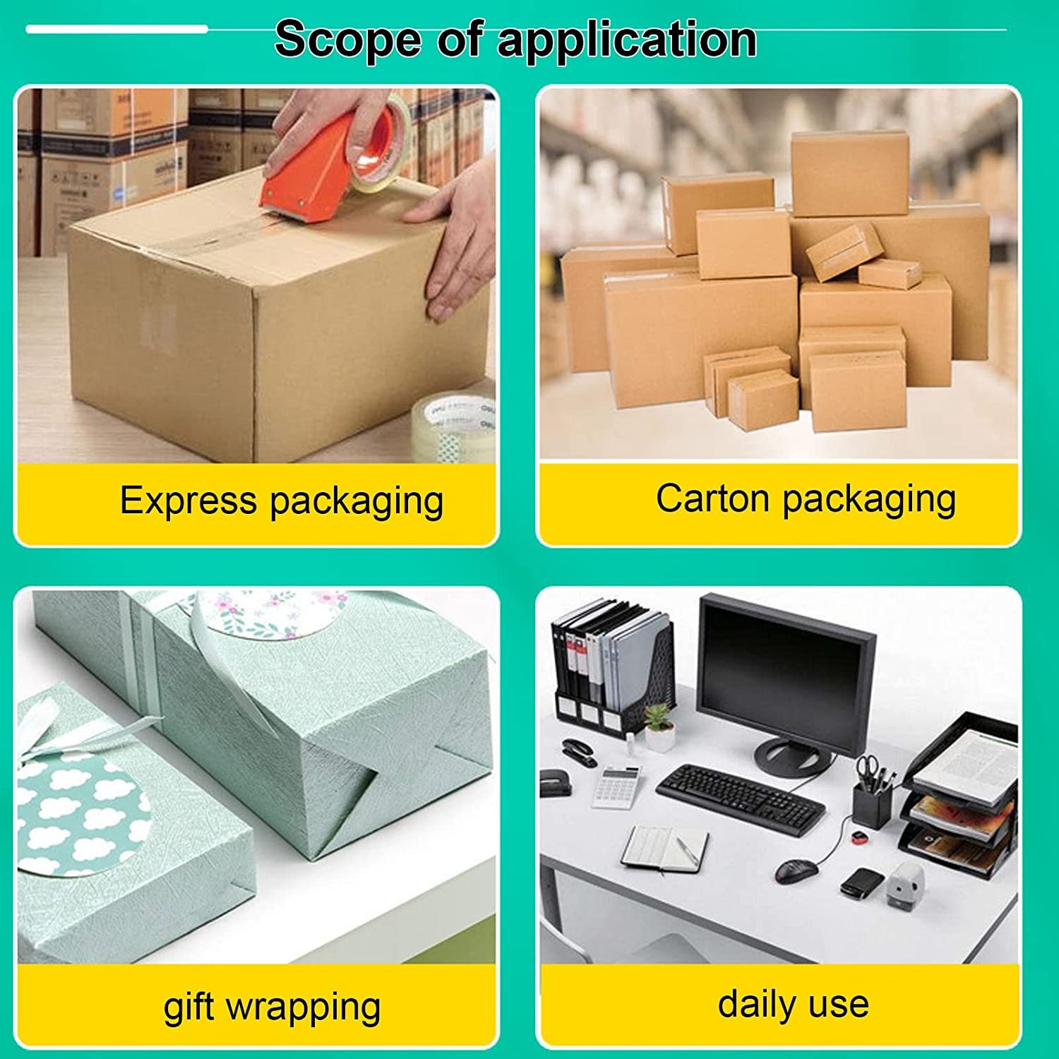 Hot Sell High Strength BOPP Opp Adhesive Tape for Carton Sealing And Packaging