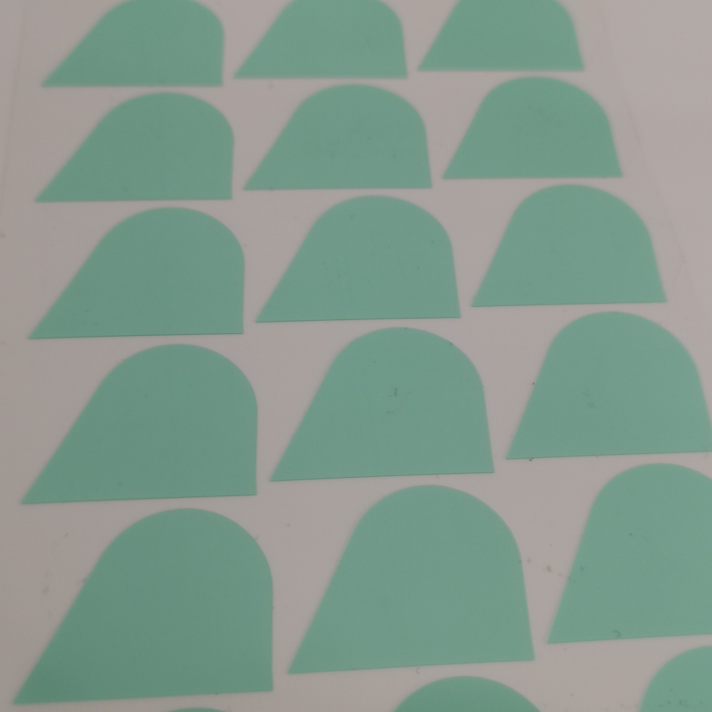 single sided adhesive tape dots green silicone release film masking tape die cutting