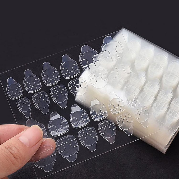 color nail glue adhesive sticker