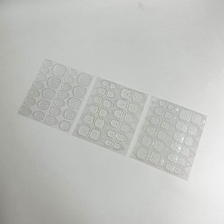 color nail glue adhesive sticker