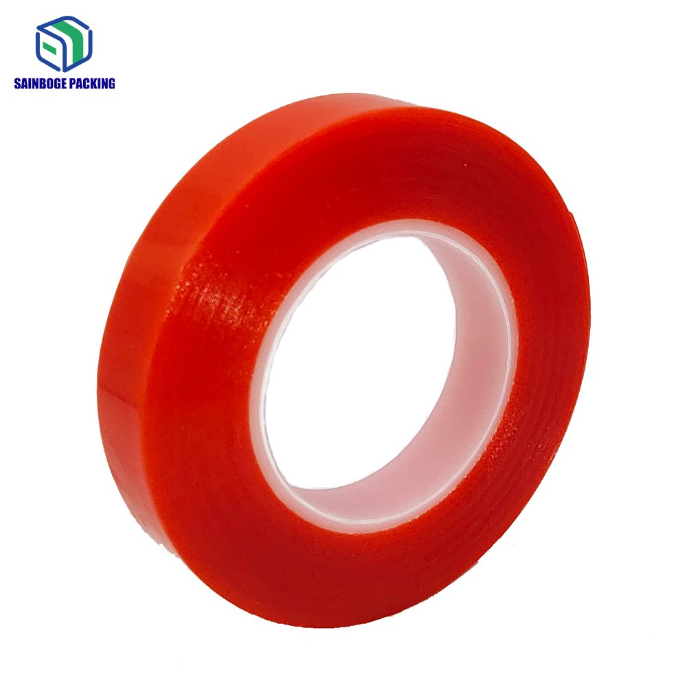 Double-sided Foam Mounting Tape Red Coated Acrylic Adhesive Double Sided Foam Tape