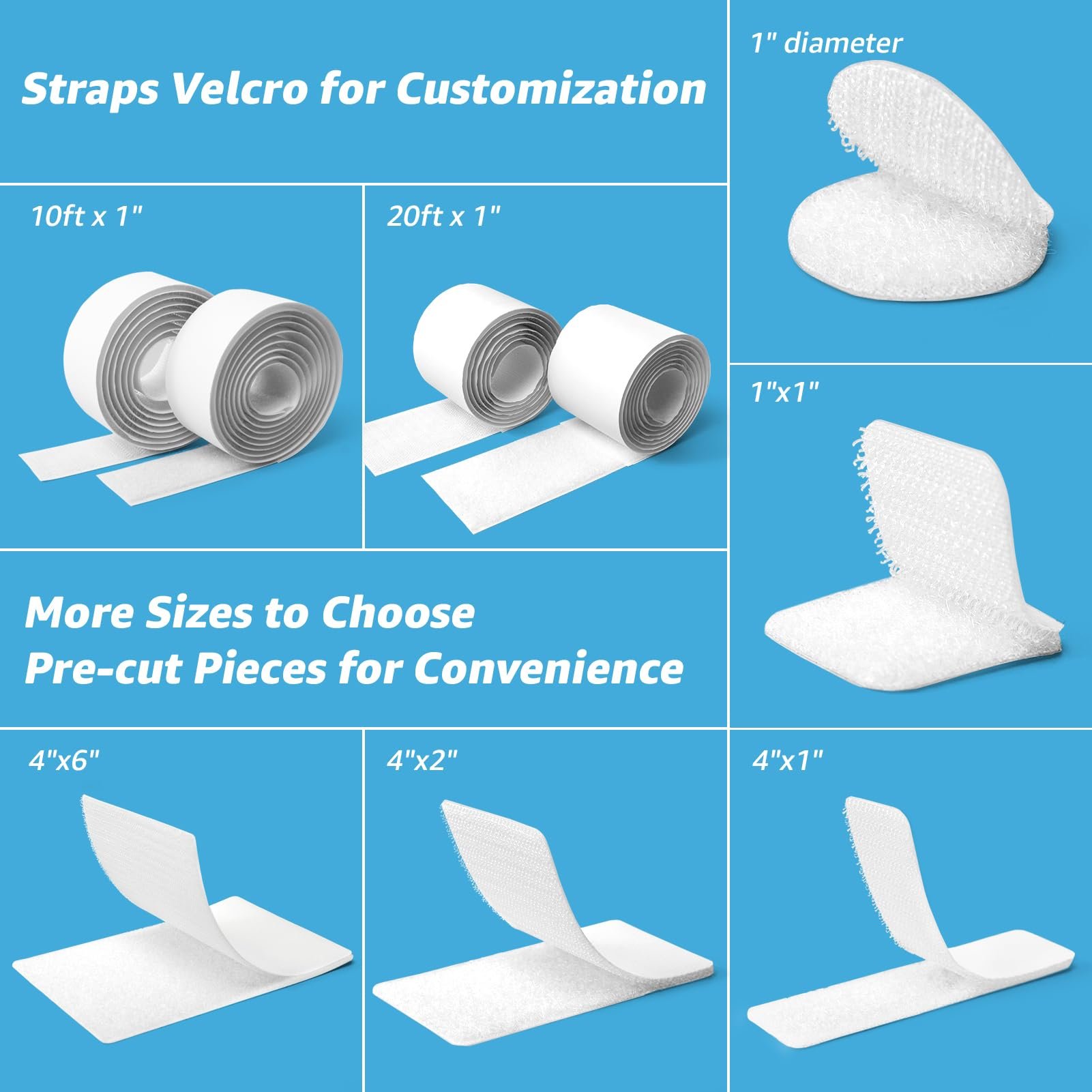 Self Adhesive Dots,Strong Adhesive Diameter Sticky Back Nylon Dots,Hook&Loop Dots Sticky Glue Tapes for Classroom,Office, Home