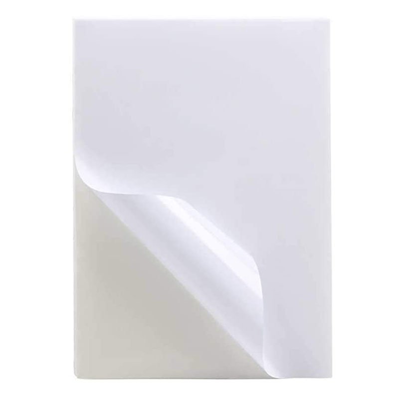 New A4 Size 210mmx297mm White Vinyl PP Sticker Glossy & Matte Label Printing PP A4 Adhesive Sticker for Laser Printer