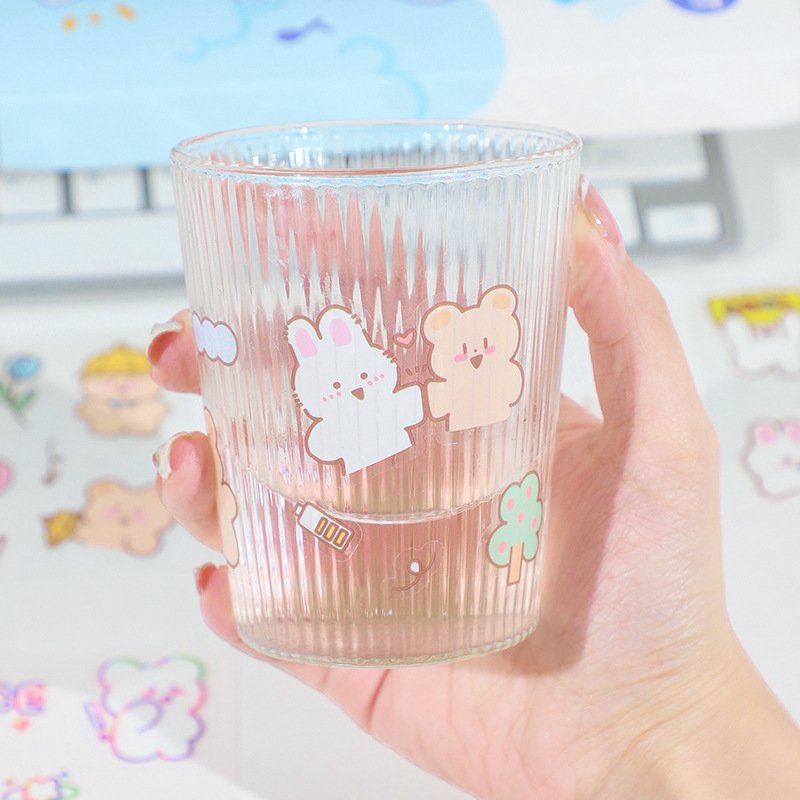 100Pcs-Box Cute Cartoon Animals Stickers washi tape Scrapbooking Journal Album Adhesive Paper & Film