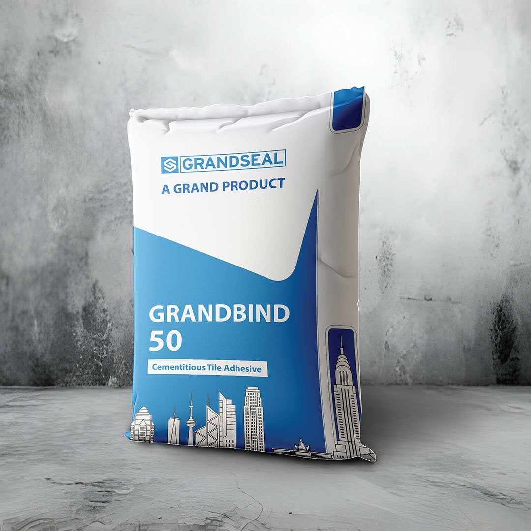 Adhesives for Tile and Natural Stone Grandbind 50 Cementitious polymer modified tile adhesive
