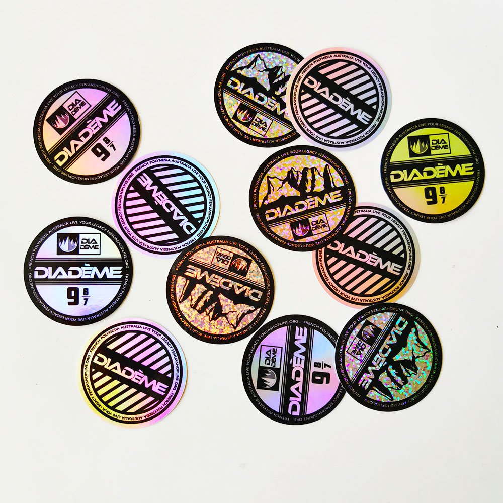 Custom Printing Waterproof Vinyl Stickers Die Cut Label Logo Stickers Self Adhesive PVC Label Decorative Sticker