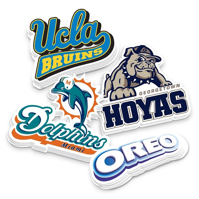 Custom Printing Waterproof Vinyl Stickers Die Cut Label Logo Stickers Self Adhesive PVC Label Decorative Sticker
