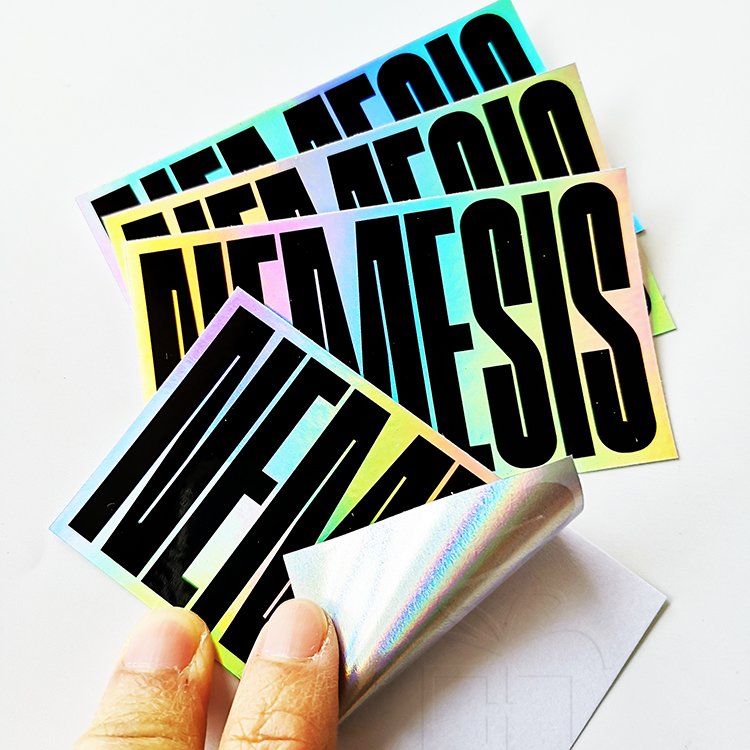 Custom Printing Waterproof Vinyl Stickers Die Cut Label Logo Stickers Self Adhesive PVC Label Decorative Sticker