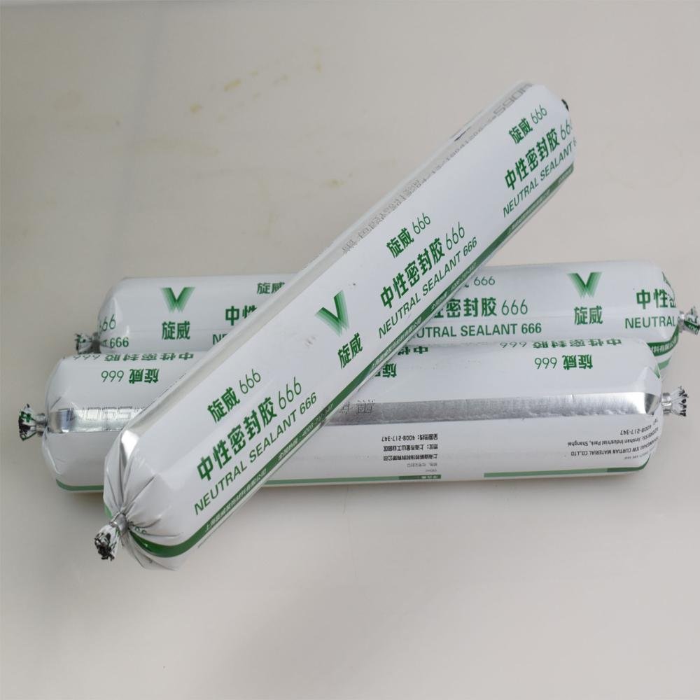 china suppliers OEM adhesive calking neutral silicone sealant with black/white super glue for window and door