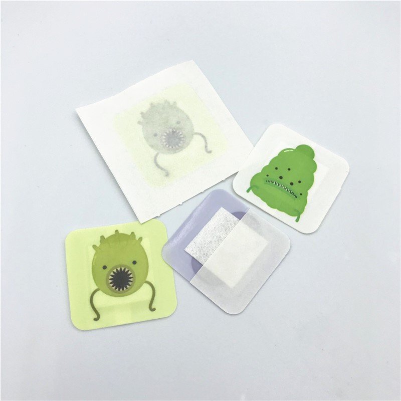 Medical Custom Printed Band Aids Free Sample Adhesive Disposable Non-woven Band-aid Carton Adhesive Plaster Medical Care Ozone