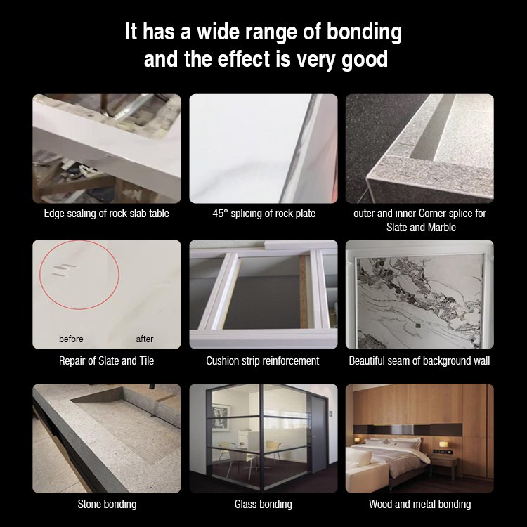 Odorless Environmental Protection 1:1 Ratio home decorative epoxy adhesive glue granite for sink basin Countertop