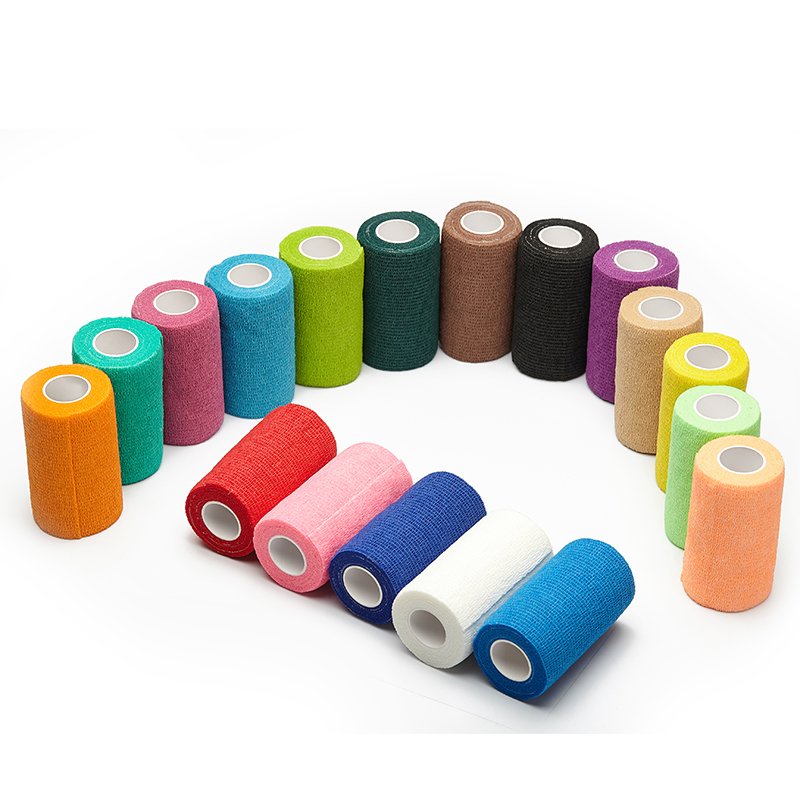 Elastic Horse Bandage Wholesale Custom Logo Printing Medical Cohesive Self Adhesive Bandage