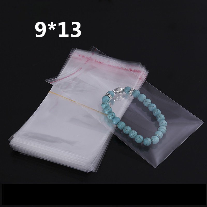 Clear Resealable Self Adhesive Opp Poly Cellophane Food Candy Jewelry Gift Bags Packing Plastic Bag