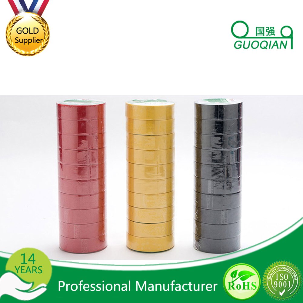 wholesale OEM Low voltage edge banding and insulating pvc Electrical tape adhesive tape