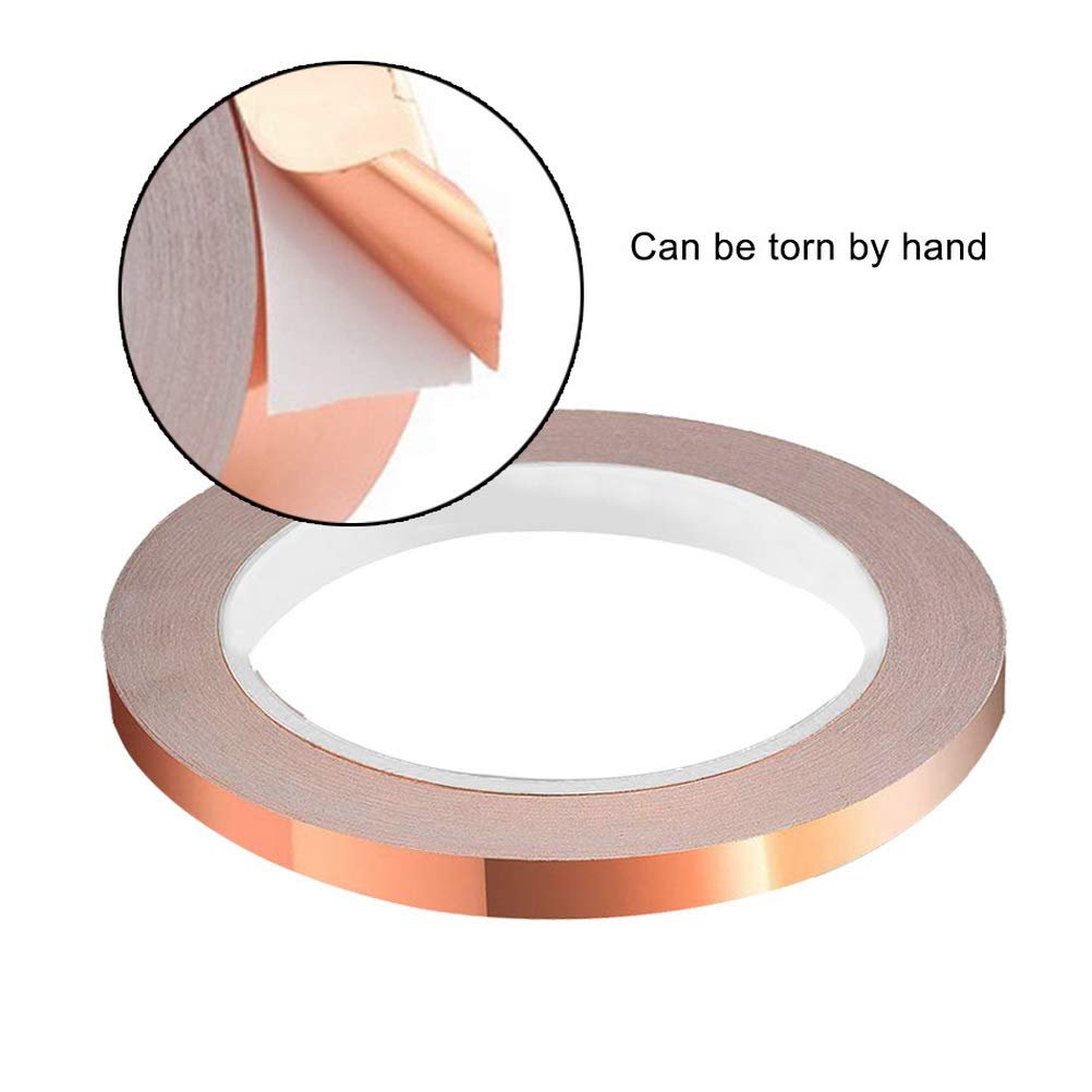 Hot Sale Conductive Copper Foil Tape For Electrical Use Fixer Around Stain Glass Die Cut Copper Foil Tape