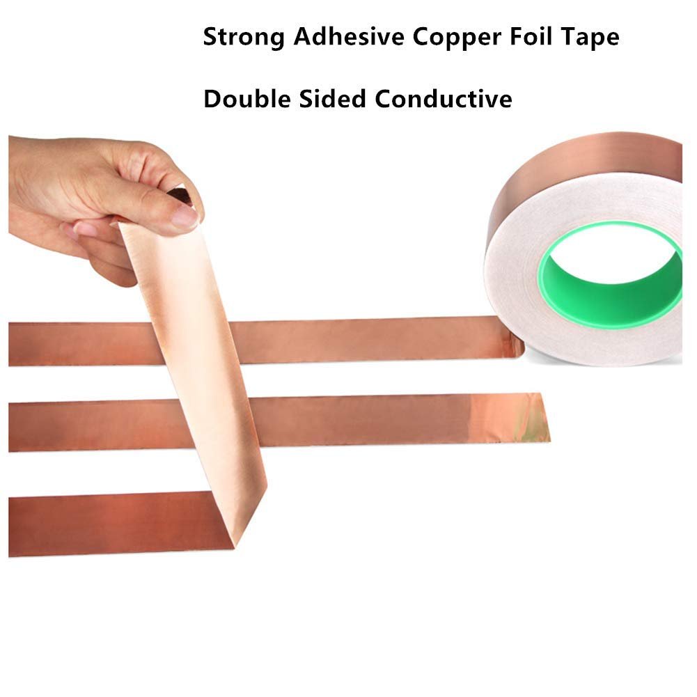 Hot Sale Conductive Copper Foil Tape For Electrical Use Fixer Around Stain Glass Die Cut Copper Foil Tape