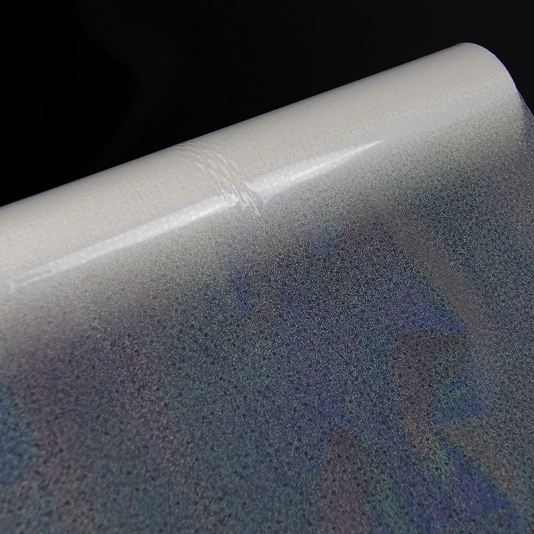 Custom Design Hologram Overlay Holographic Transparent Self Adhesive Cold Lamination Film