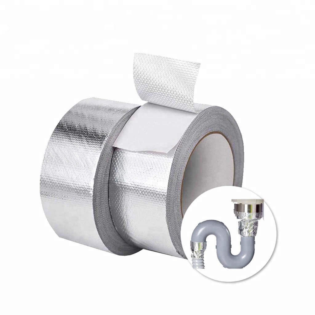 Aluminum Foil Duct Adhesive Tape Sealing Joints Seaming Against Moisture Leak-Proof Waterproof Tape
