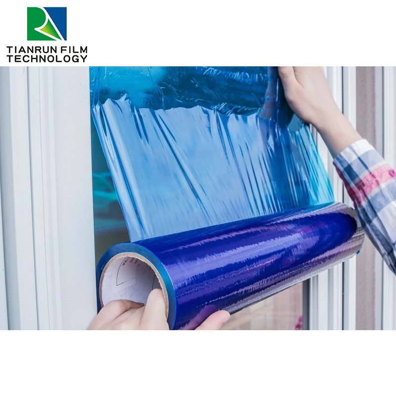 Anti damage window glass PE adhesive protector
