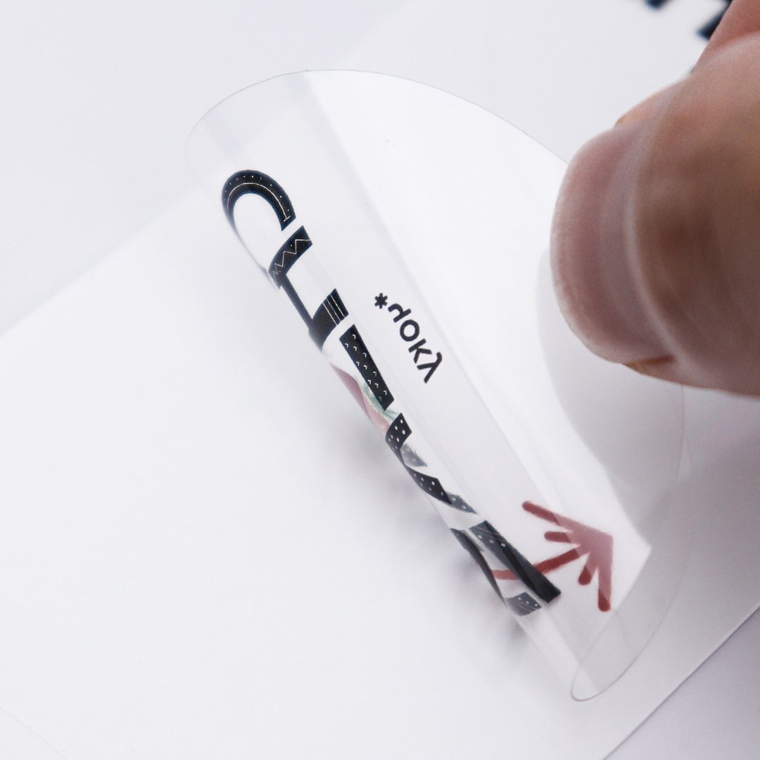 Custom Logo Sticker Label Vinyl Printing Waterproof Roll Synthetic Paper Adhesive Round Logo Sticker