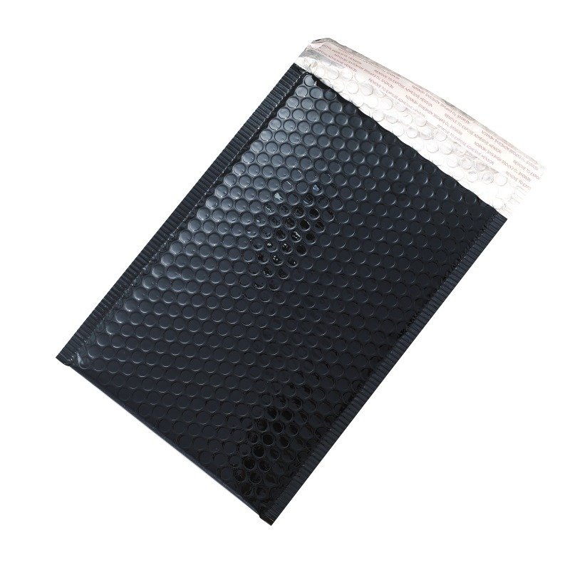 Custom Your Brand Logo Gold Metallic Mailer Envelope Padded Postal Satchels Bubble Packaging Shipping Mailing Bags