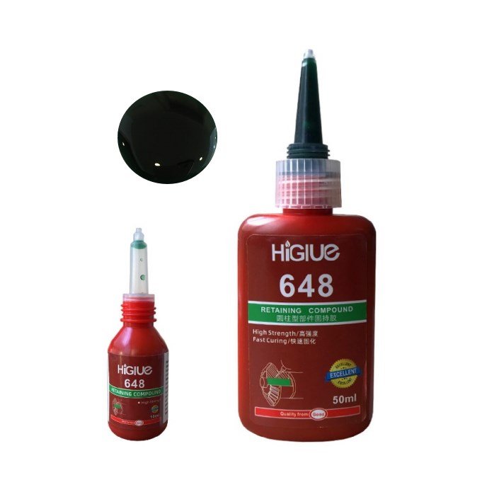 HiGlue 680 638 603 609 620 648 Equivalent cylindrical holding anaerobic adhesive bearing metal sealing glue