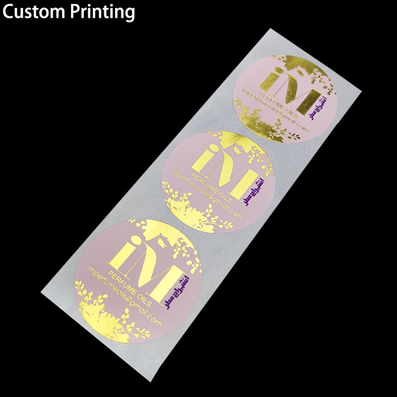 Factory Price Wholesale custom private label manufacturers coated paper adhesive gift packing label sticker printing