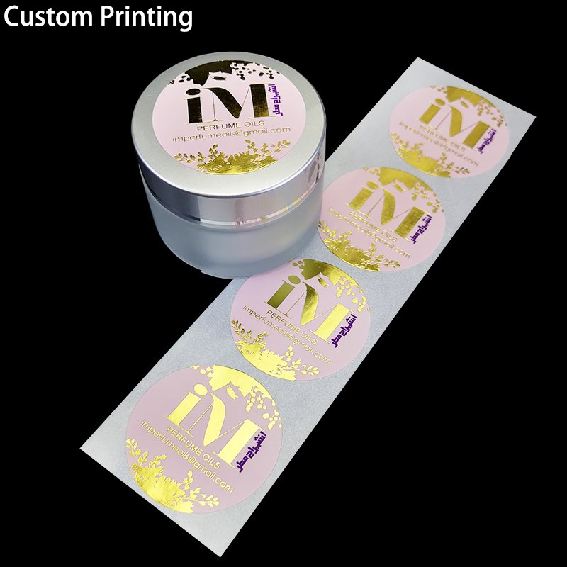 Factory Price Wholesale custom private label manufacturers coated paper adhesive gift packing label sticker printing