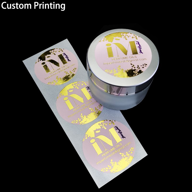 Factory Price Wholesale custom private label manufacturers coated paper adhesive gift packing label sticker printing