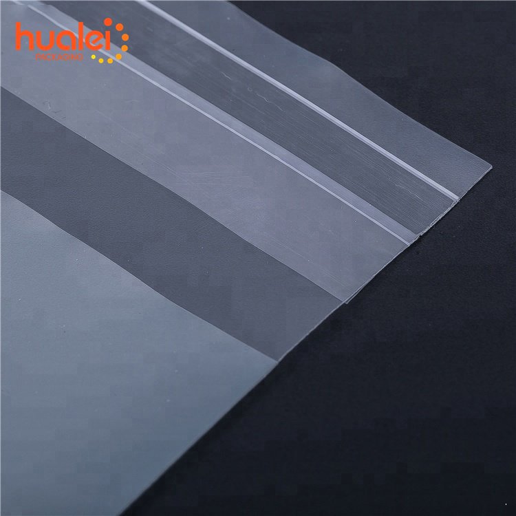 OEM Printing Transparent Cellophane Candy Underwear Garment Clothing CPP BOPP Opp Self Adhesive Seal Bag With Header