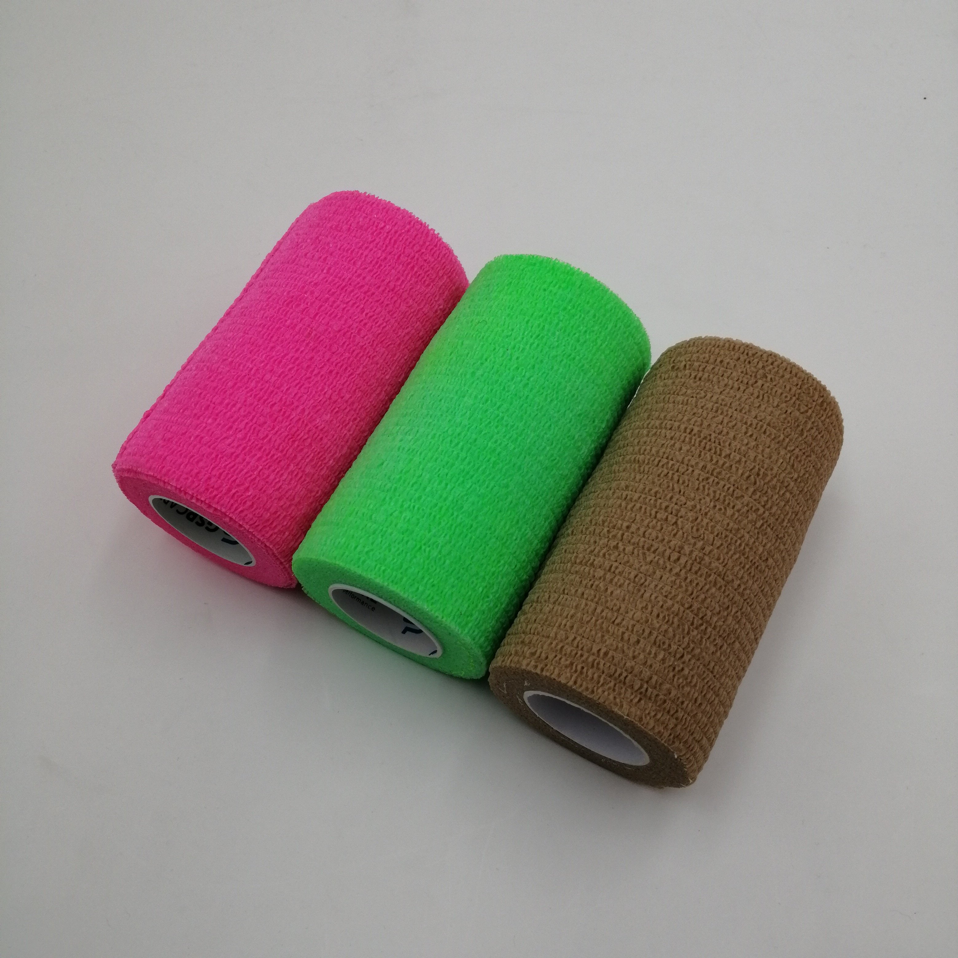 10cm*4.5m wholesale cohesive bandages without latex non woven adhesive elastic bandage wrap