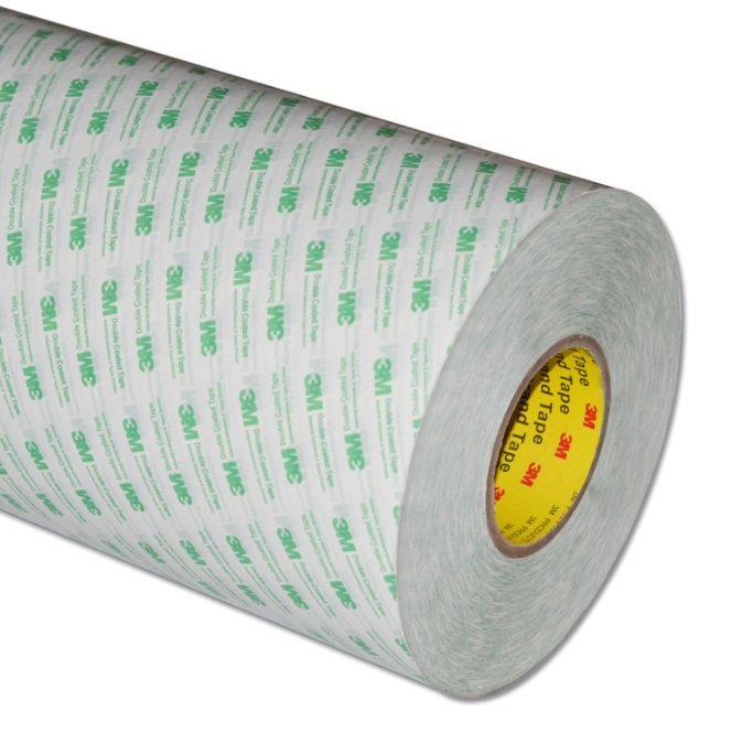 Hot Sale Green polyester tape 55256 Waterproof Double side PET film adhesive Tape for Plastic Film Lamination