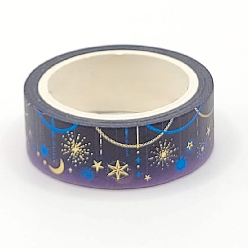 Manufacturer Perforated Dots Adhesive Die Cut Washi Paper Tape 1.5 Mm 15 Mm 5Pcs Cosmic Grid Girls Stationery Design Washi Tapes