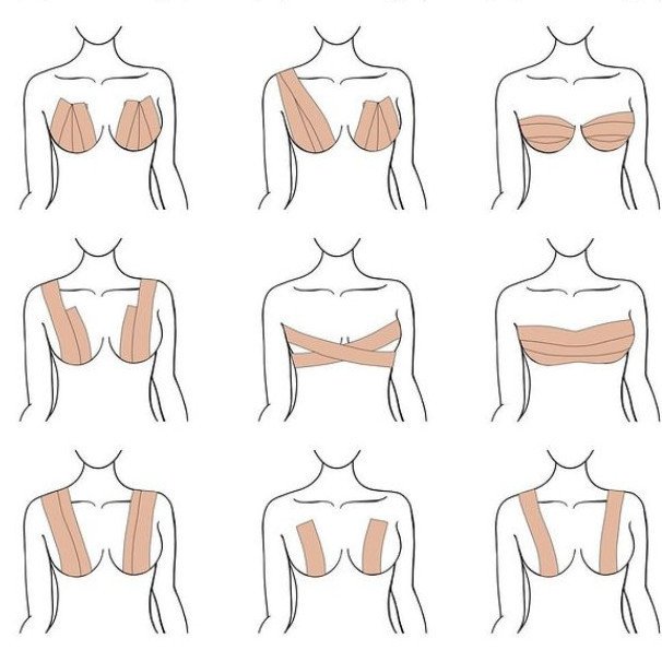 Wemade factory push up self adhesive women vegan boob lift tape