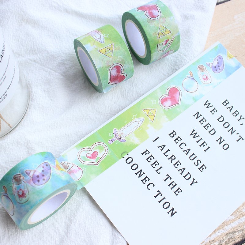 DIY Colored Paper Stationery Washi tape Adhesive washi Tape set washi tape