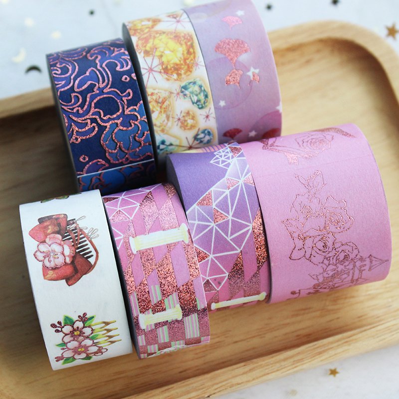 DIY Colored Paper Stationery Washi tape Adhesive washi Tape set washi tape