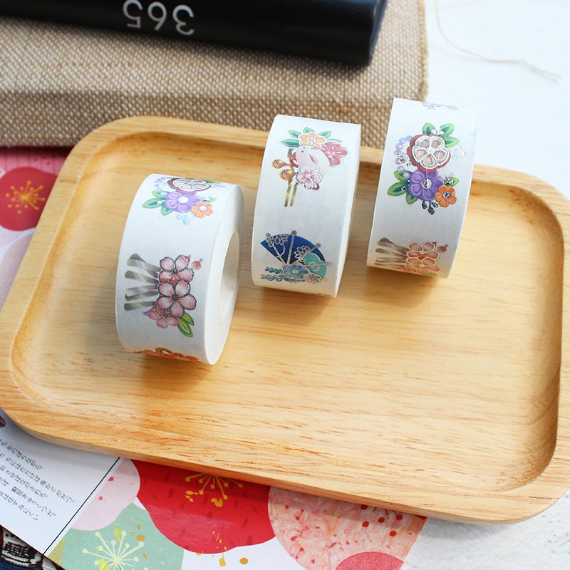 DIY Colored Paper Stationery Washi tape Adhesive washi Tape set washi tape